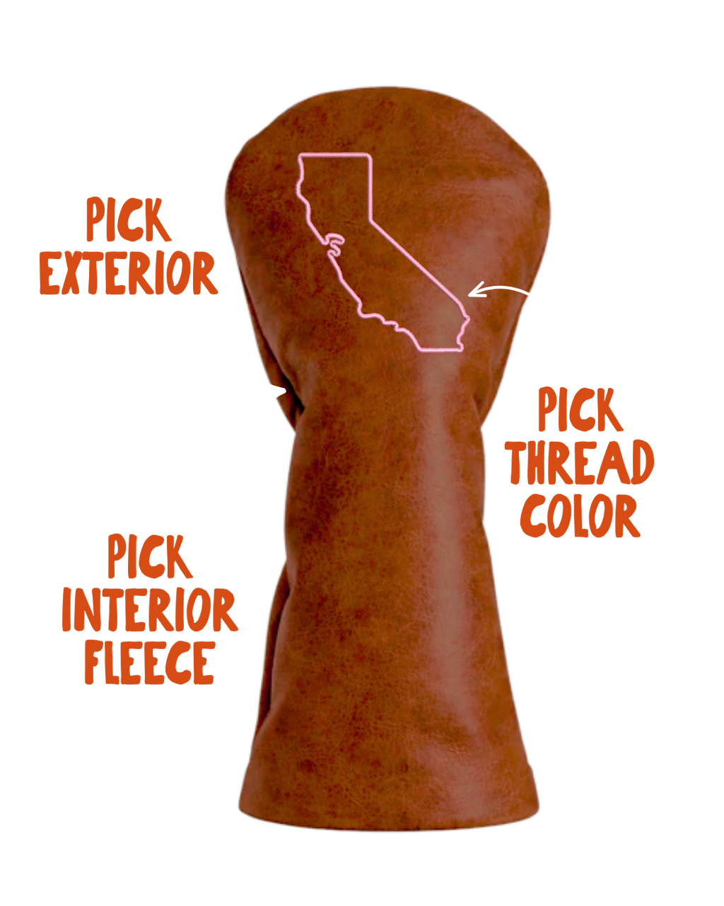 State Outline Headcover
