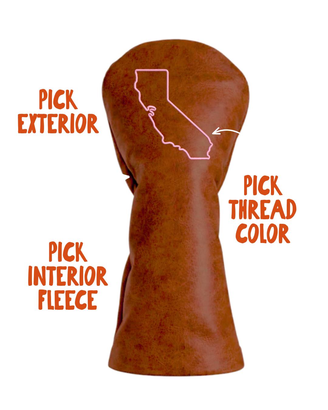 State Outline Headcover